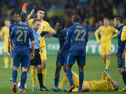 Für seine Rote Karte gegen die Ukraine wurde Laurent Koscielny nur ein Spiel gesperrt