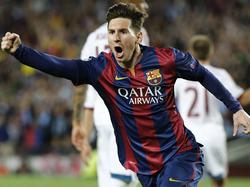 Barcelonas Star Lionel Messi erzielte zwei Treffer beim 3:0-Sieg gegen die Bayern