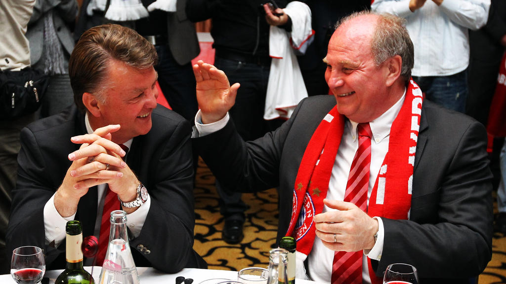 Van Gaal und Hoeneß haben sich nicht immer gut verstanden beim FC Bayern Van Gaal und Hoeneß haben sich nicht immer gut verstanden beim FC Bayern