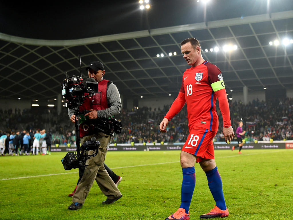 Wayne Rooney ist nicht für Englands Kader nominiert