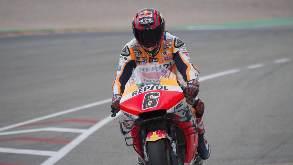 Stefan Bradl war in der MotGP als Ersatzmann im Einsatz Stefan Bradl war in der MotGP als Ersatzmann im Einsatz