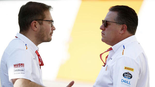 Andreas Seidl und Zak Brown haben viel Applaus geerntet Andreas Seidl und Zak Brown haben viel Applaus geerntet