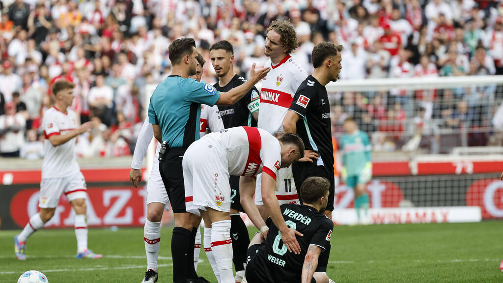 Ärger um die Bewertung des Fouls von Woltemade an Weiser Ärger um die Bewertung des Fouls von Woltemade an Weiser