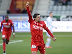 Thuns Alexander Gonzales bejubelt sein Goldtor
