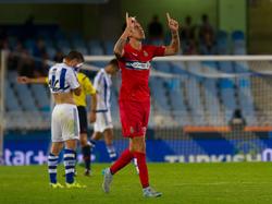 Enzo Roco celebra el segundo gol del Espanyol. (Foto: Getty)