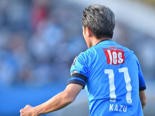 Kazuyoshi Miura traf per Kopfball
