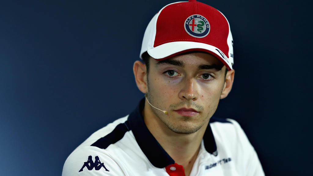Charles Leclerc sieht die Entwicklung bei Sauber sehr positiv Charles Leclerc sieht die Entwicklung bei Sauber sehr positiv