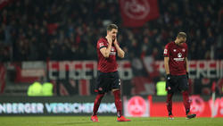 Der 1. FC Nürnberg steckt im Tabellenkeller fest