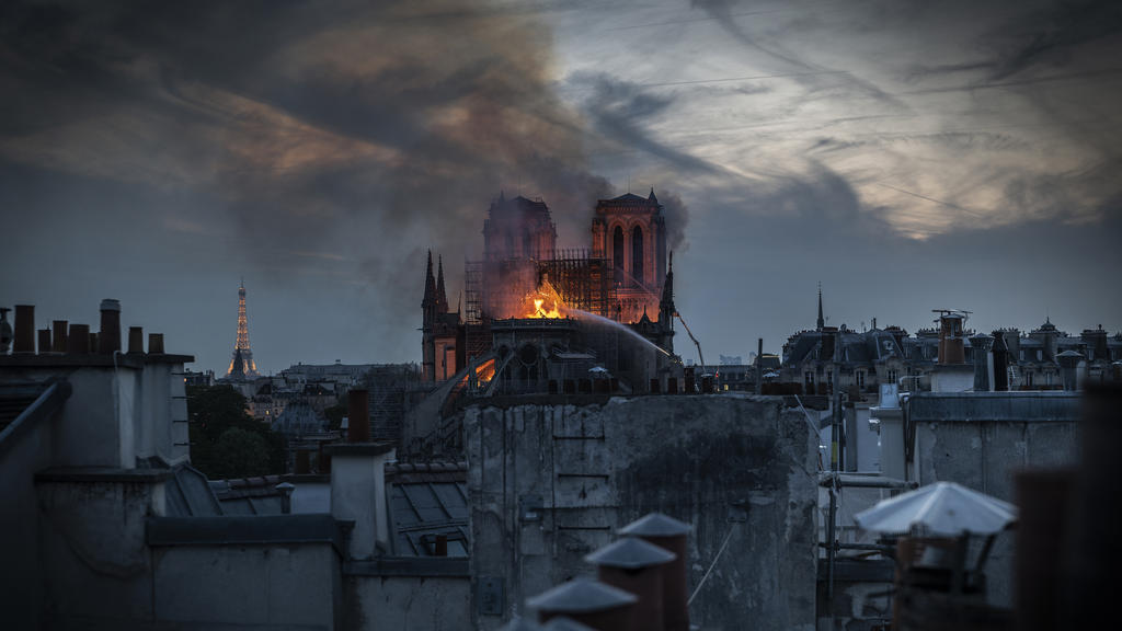 Notre-Dame-Kathedrale ging in der Nacht zum Dienstag in Flammen auf