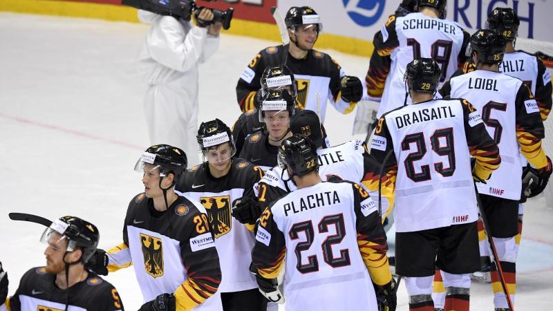 Gute Stimmung beim deutschen Team bei der Eishockey-WM Gute Stimmung beim deutschen Team bei der Eishockey-WM