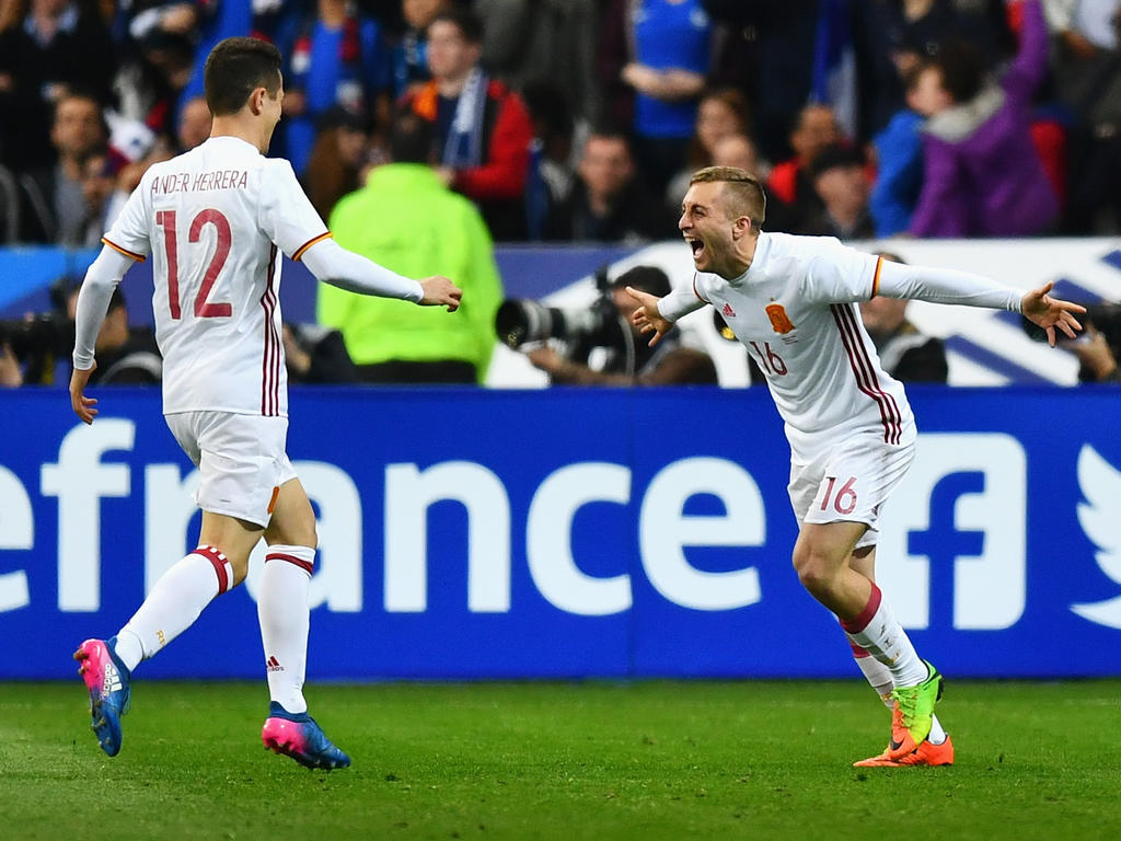 Die Spanier gewinnen mit 2:0 gegen Frankreich