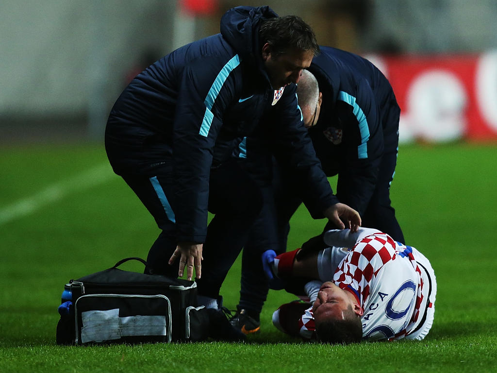 Da ist es passiert: Marko Pjaca verletzte sich im Länderspiel schwer