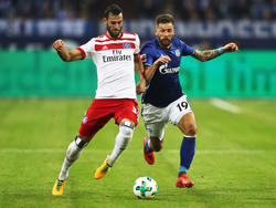 Mavraj (l.) gehört beim HSV zum Stammpersonal
