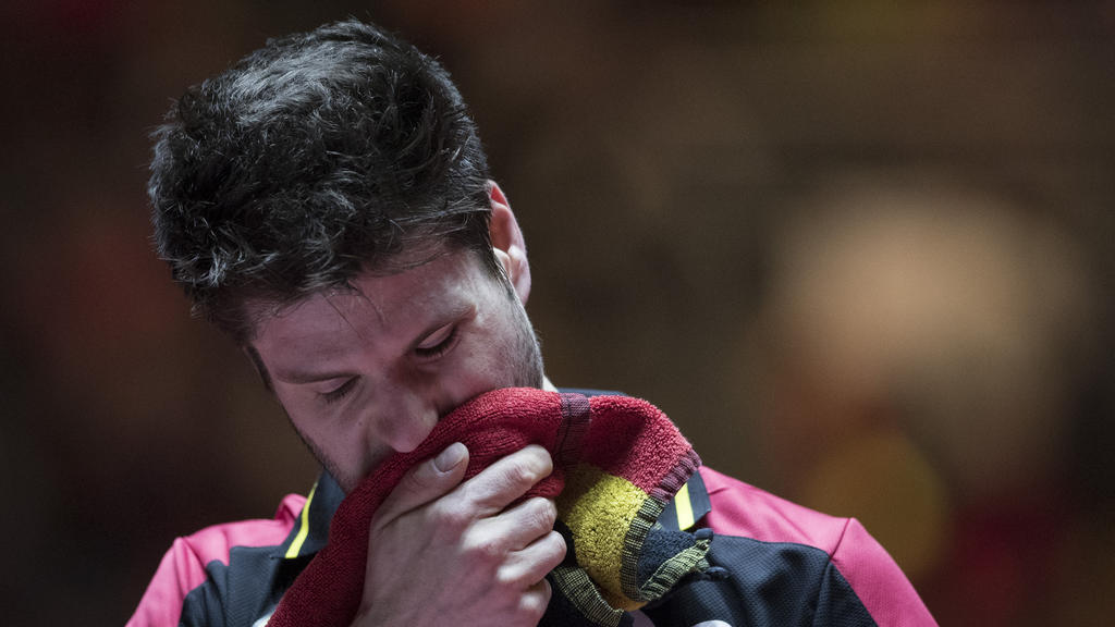 Dimitrij Ovtcharov unterlag Ma Long Dimitrij Ovtcharov unterlag Ma Long