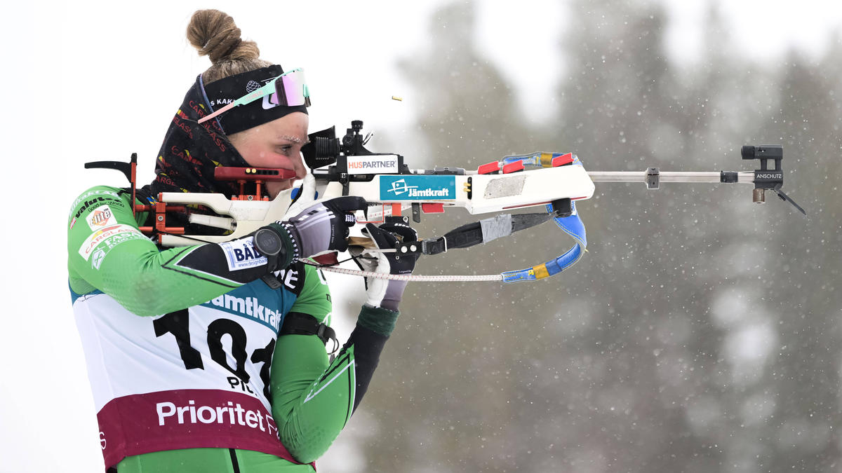 Stina Nilsson will sich im Biathlon einen Namen machen