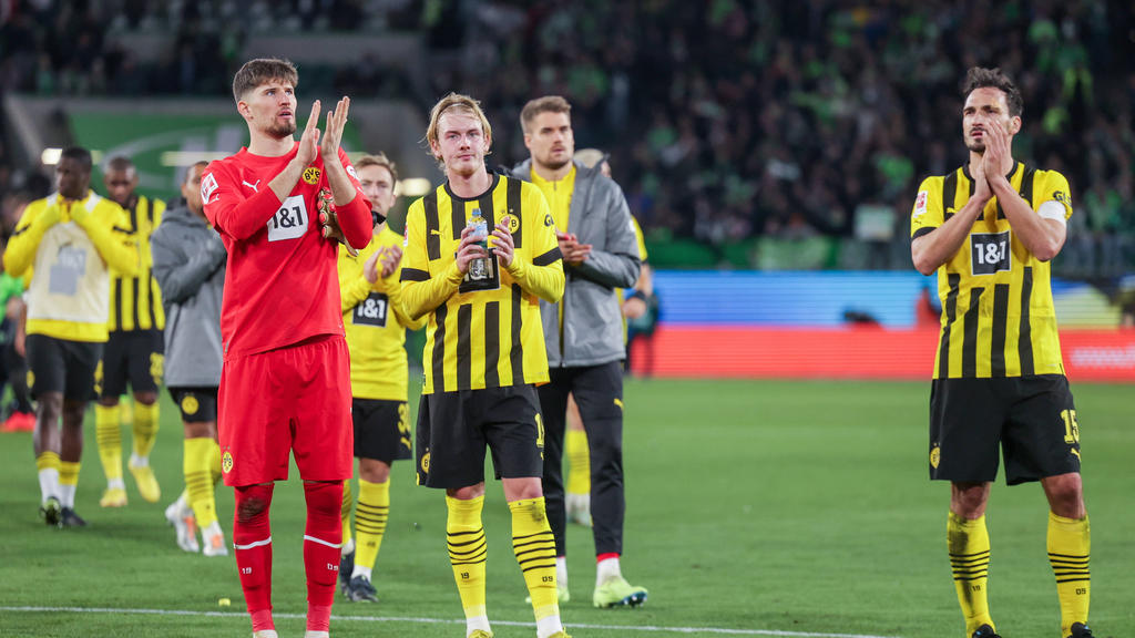 Die Spieler von Borussia Dortmund waren bedient