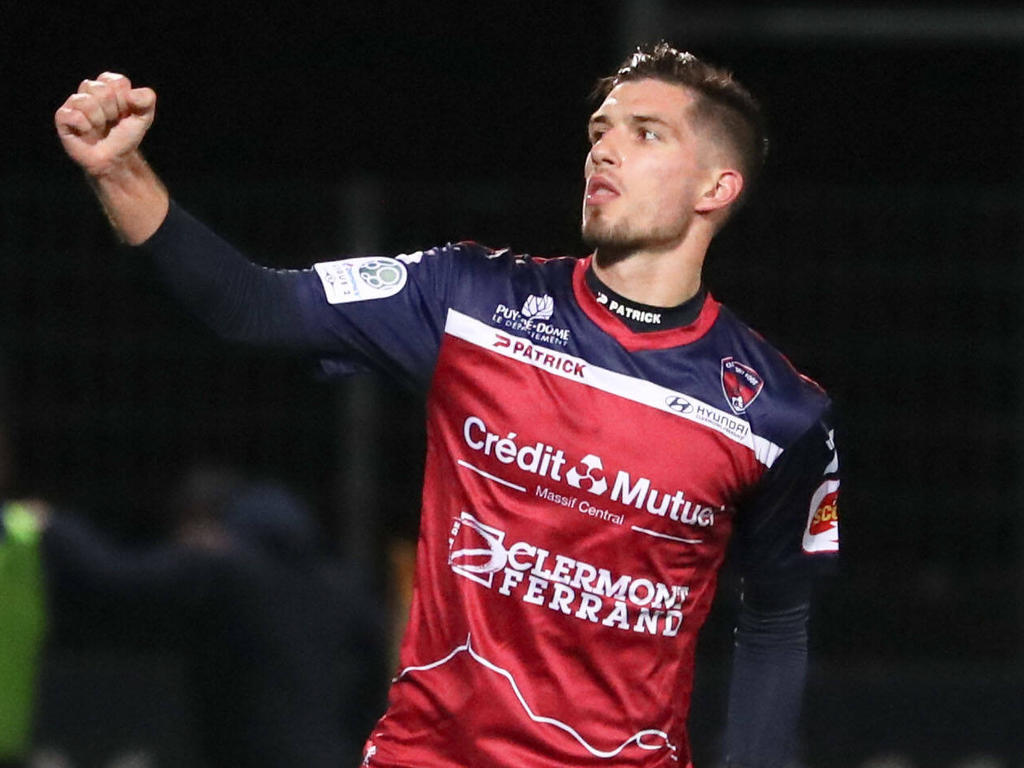 Clermont-Stürmer Adrian Grbić jubelte gegen Troyes dreimal