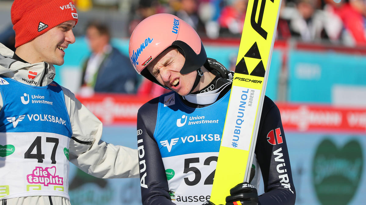 Karl Geiger musste sich am legendären Kolm mit Platz vier zufrieden geben Karl Geiger musste sich am legendären Kolm mit Platz vier zufrieden geben