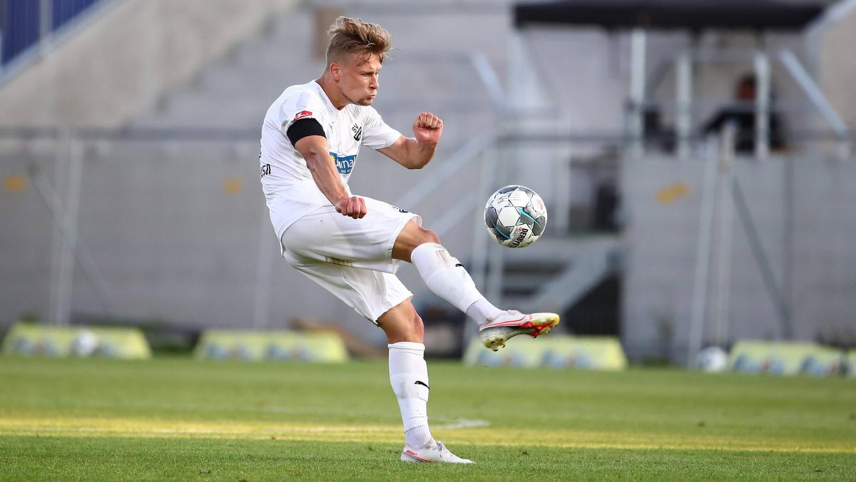 Julius Biada gehörte zu den Torschützen des SV Sandhausen Julius Biada gehörte zu den Torschützen des SV Sandhausen