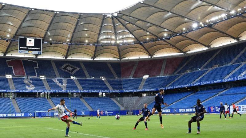 Die Zuschauerränge werden auch beim HSV-Spiel gegen Fortuna Düsseldorf leer bleiben