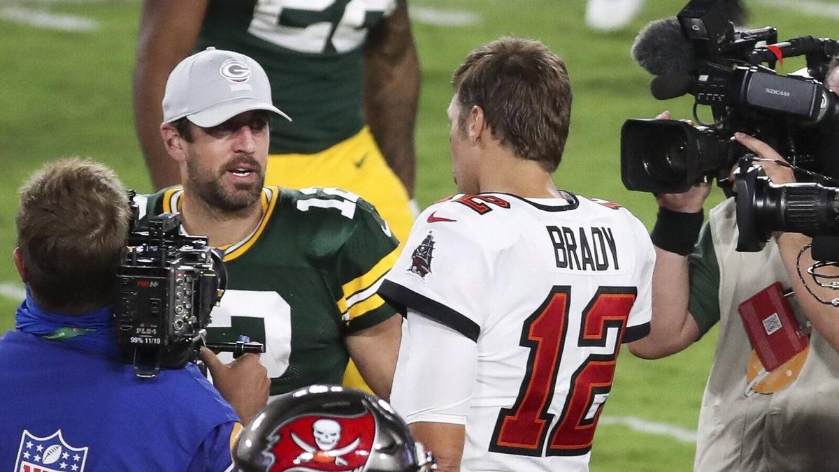 Hat mit den Tampa Bay Buccaneers den Super Bowl im Blick: Tom Brady (r.) Hat mit den Tampa Bay Buccaneers den Super Bowl im Blick: Tom Brady (r.)