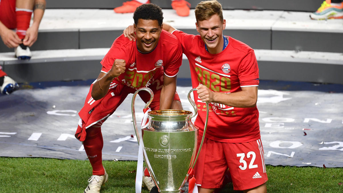 Serge Gnabry (l.) träumt von einer goldenen Ära beim FC Bayern Serge Gnabry (l.) träumt von einer goldenen Ära beim FC Bayern