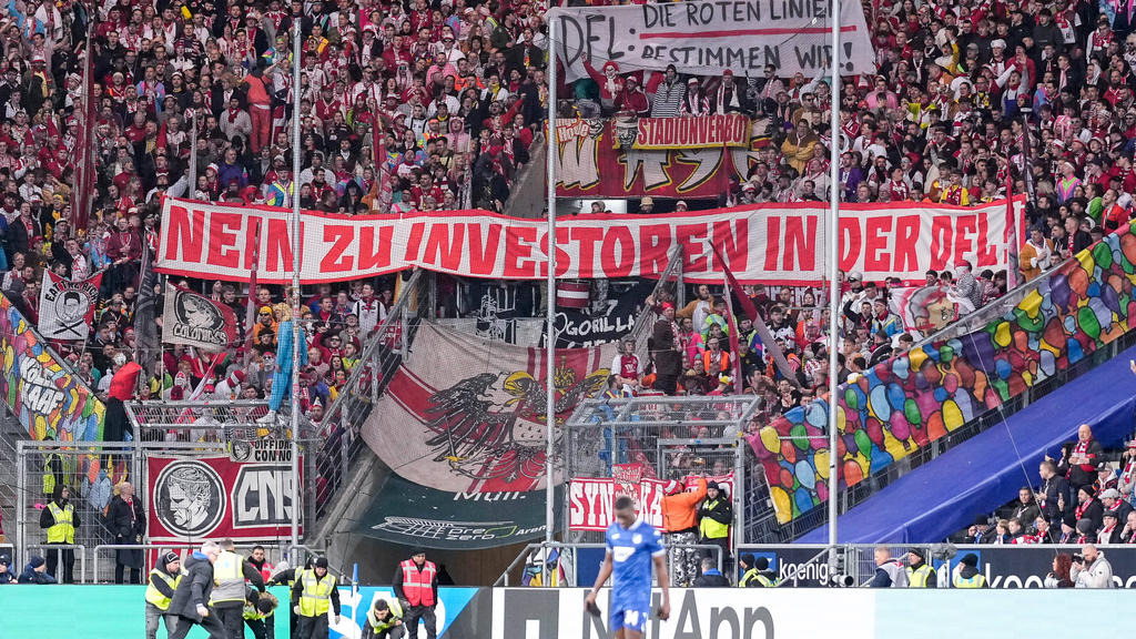 Auch die Fans des 1. FC Köln hatten sich am Protest gegen einen DFL-Investor beteiligt