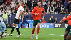 Cristiano Ronaldo trifft gegen Deutschland