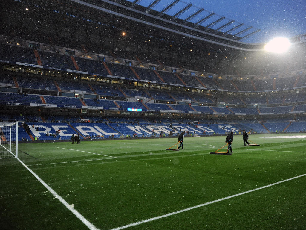 En el Santiago Bernabéu a las 21.15 horas se espera una temperatura de -1 grados. (Foto: Getty)