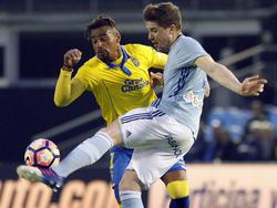 Kevin-Prince Boateng (l.) verliert mit Las Palmas gegen Vigo