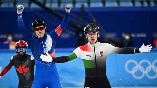 Gold für den ungarischen Shorttracker Shaoang Liu
