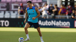 Robert Lewandowski im Barca-Training