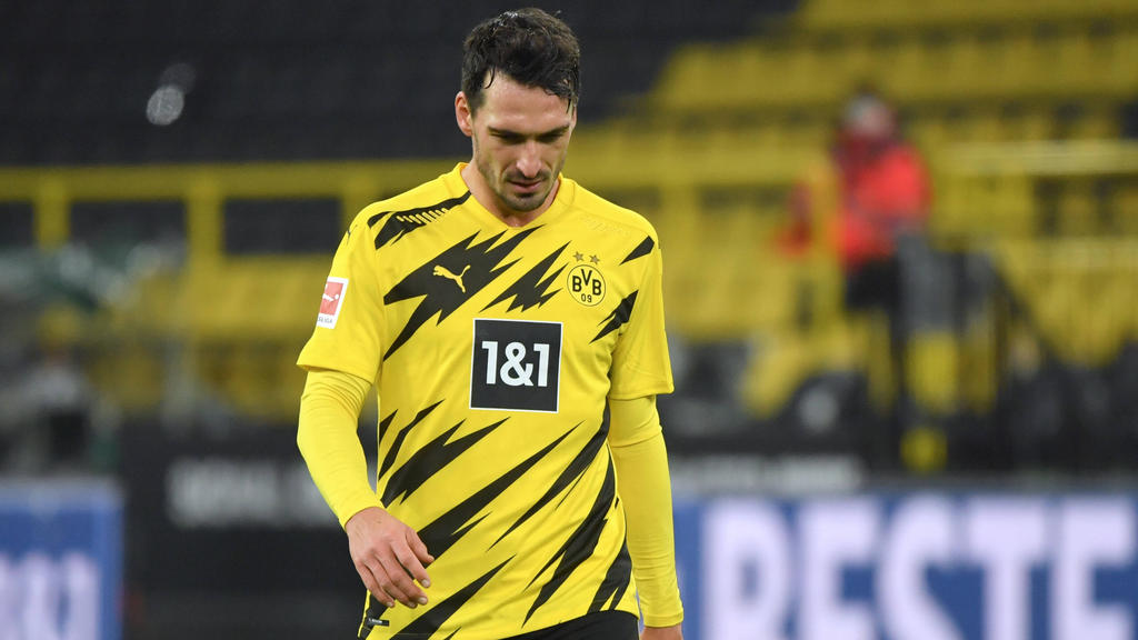 Mats Hummels während der heftigen BVB-Blamage gegen Stuttgart Mats Hummels während der heftigen BVB-Blamage gegen Stuttgart