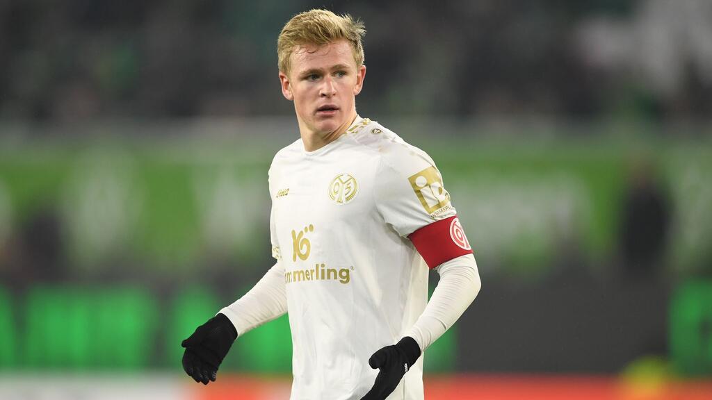 Goalgetter Jonathan Burkardt wird Mainz 05 noch etwas fehlen Goalgetter Jonathan Burkardt wird Mainz 05 noch etwas fehlen