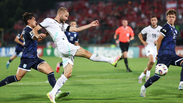 Konrad Laimer vom FC Bayern gewann mit Österreich in der WM-Quali