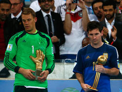 Manuel Neuer y Lionel Messi tras la final del Mundial de Brasil. (Foto: Getty)