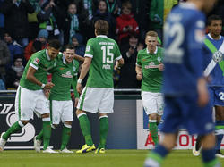 Werder hatte gegen Wolfsburg dreimal Grund zur Freude