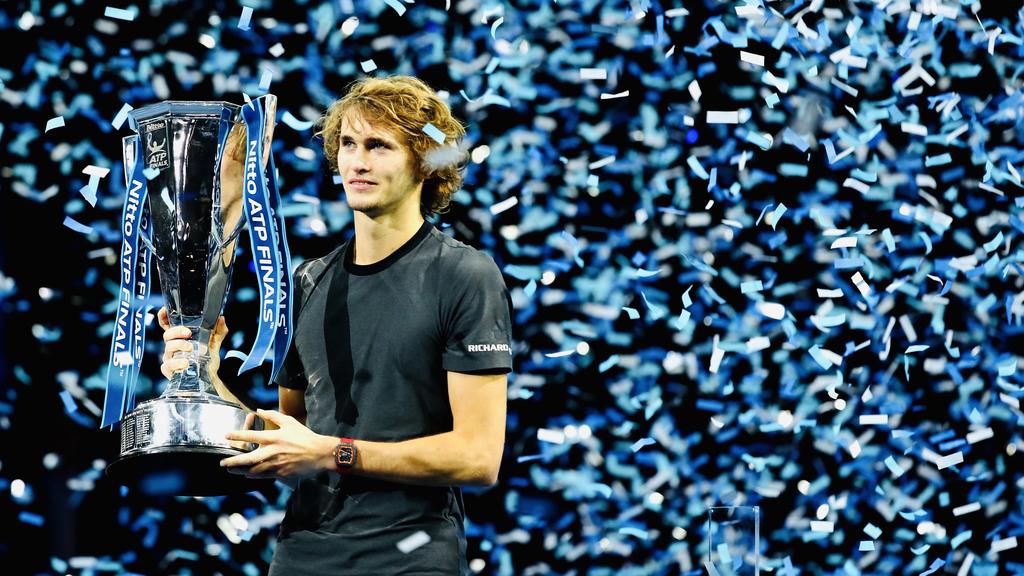 Alexander Zverev siegte bei der inoffiziellen Tennis-WM in London Alexander Zverev siegte bei der inoffiziellen Tennis-WM in London