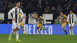Trotz zweier Tore von Cristiano Ronaldo gab es gegen Parma nur ein Remis