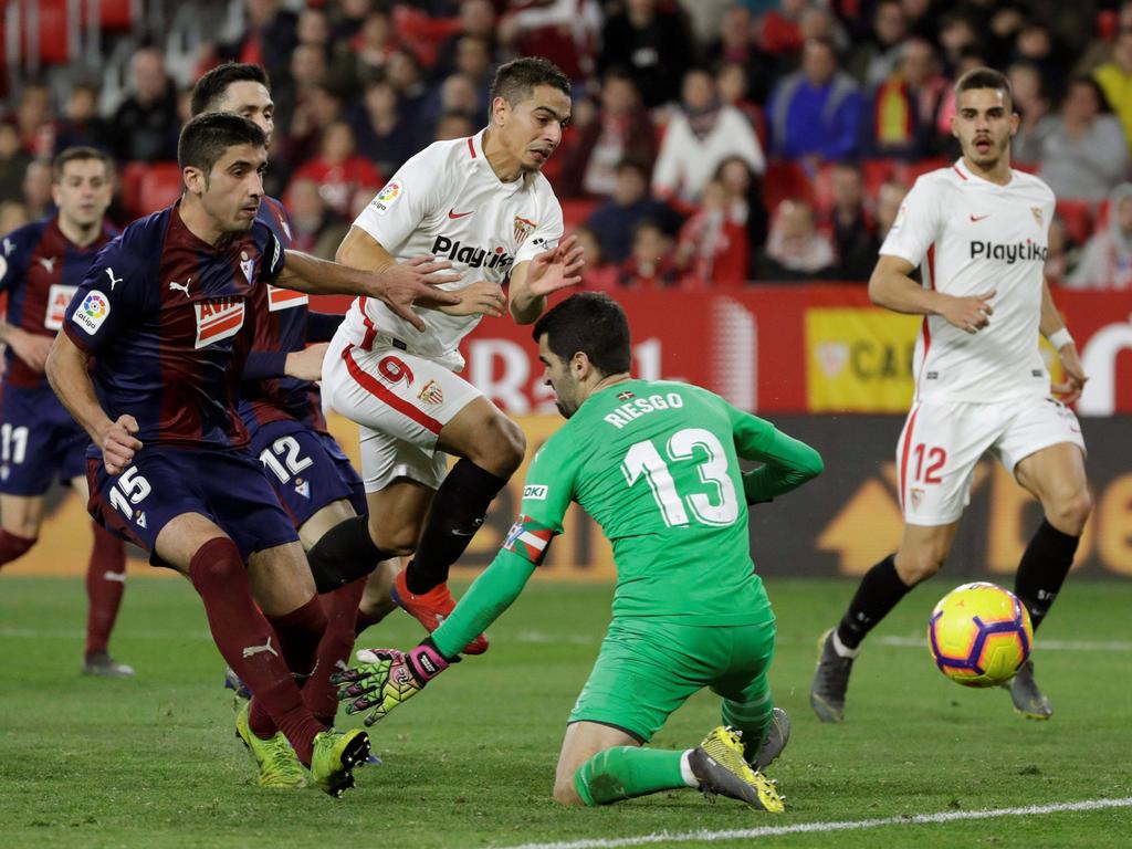 Sevilla und Eibar teilten sich die Punkte. © imago/Agencia EFE/Julio Muñoz