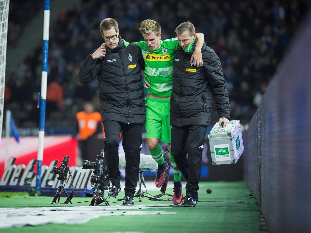 Patrick Herrmann musste in der 33. Minute ausgewechselt werden Patrick Herrmann musste in der 33. Minute ausgewechselt werden