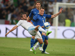 Die italienische Nationalmannschaft siegte gegen Uruguay