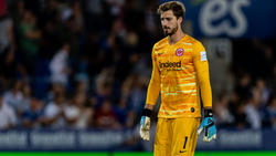Kevin Trapp hofft auf eine baldige Rückkehr ins Tor von Eintracht Frankfurt