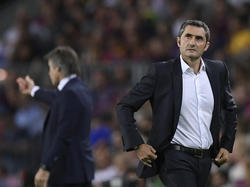 Valverde en una imagen de esta temporada en el Camp Nou.