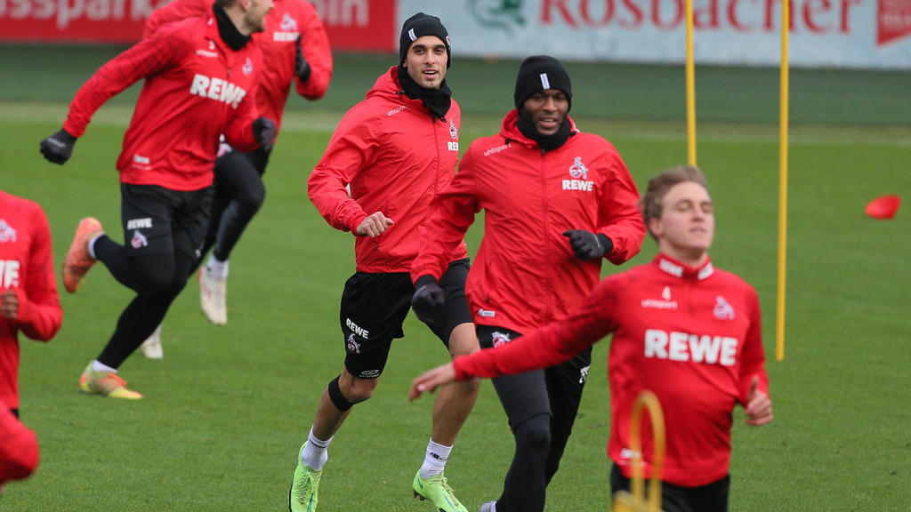 Ellyes Skhiri (l.) sprach über seine Zukunft beim 1. FC Köln Ellyes Skhiri (l.) sprach über seine Zukunft beim 1. FC Köln
