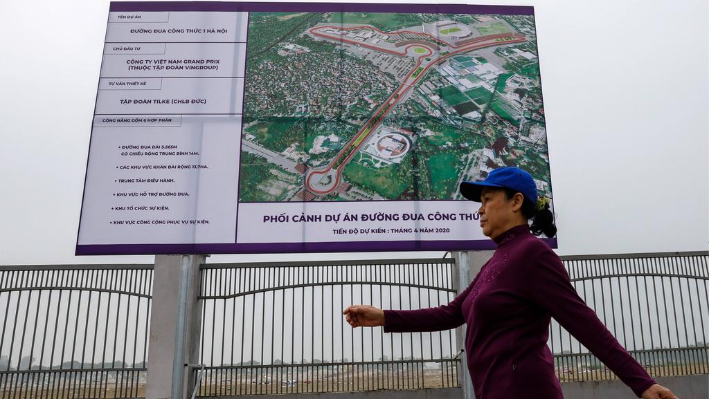 Am 5. April soll eigentlich der erste Große Preis von Vietnam über die Bühne gehen Am 5. April soll eigentlich der erste Große Preis von Vietnam über die Bühne gehen