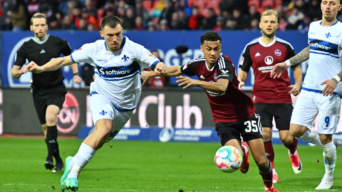 Darmstadt hat Nürnberg niedergerungen