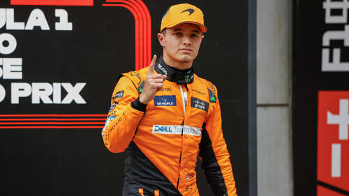 McLaren-Pilot Norris startet den Formel-1-Sprint in China  von Platz eins