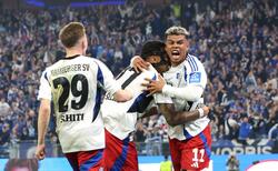 Schon vor dem Spiel sorgten die HSV-Fans für Festtagsstimmung im Volkspark.