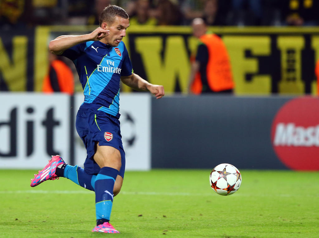 Lukas Podolski darf gegen Galatasaray von Beginn an ran